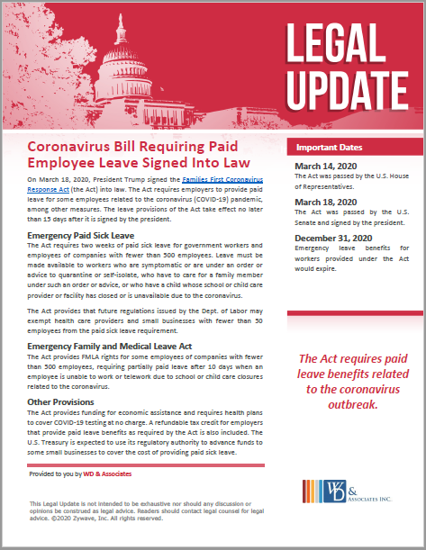 Coronavirus bill