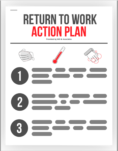 Return to work Action plan