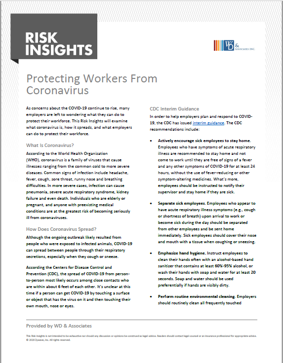 Rick Insights Coronavirus
