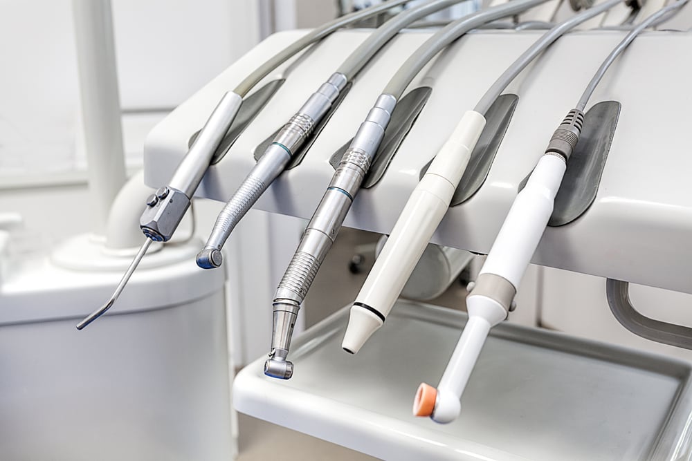 Closeup of a modern dentist tools, burnishers-2