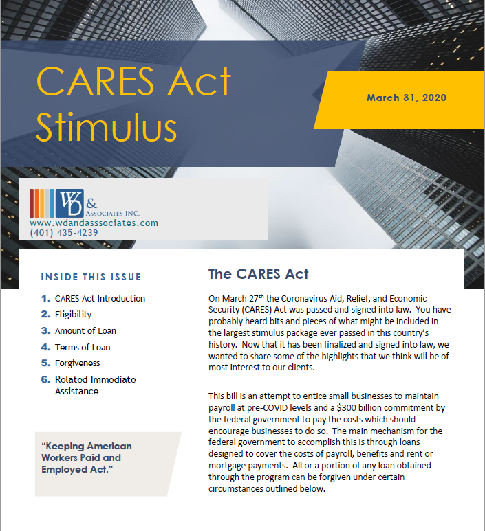 The CARES Act